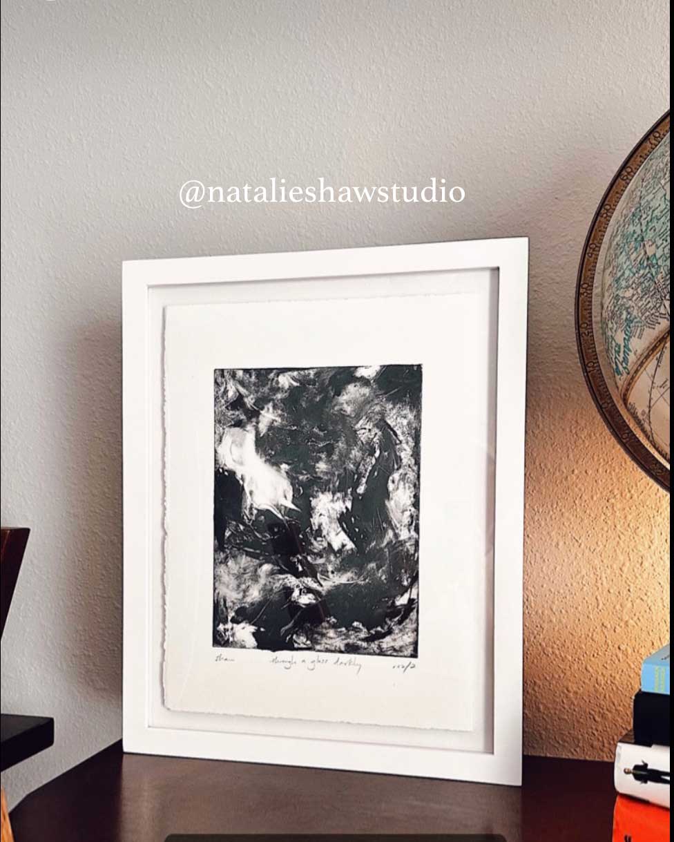 Through A Glass Darkly Framed 11x14