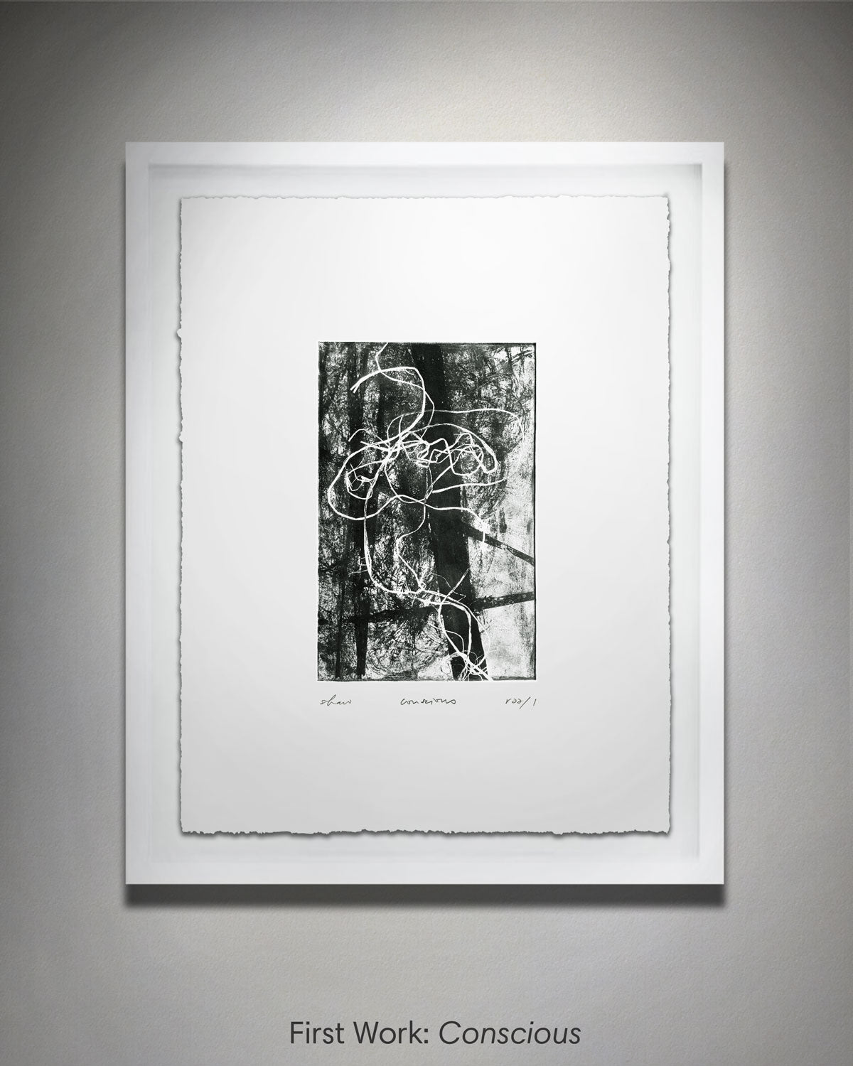 Limited Edition Framed Gallery Wall Diptych Set of 2 (One Available)