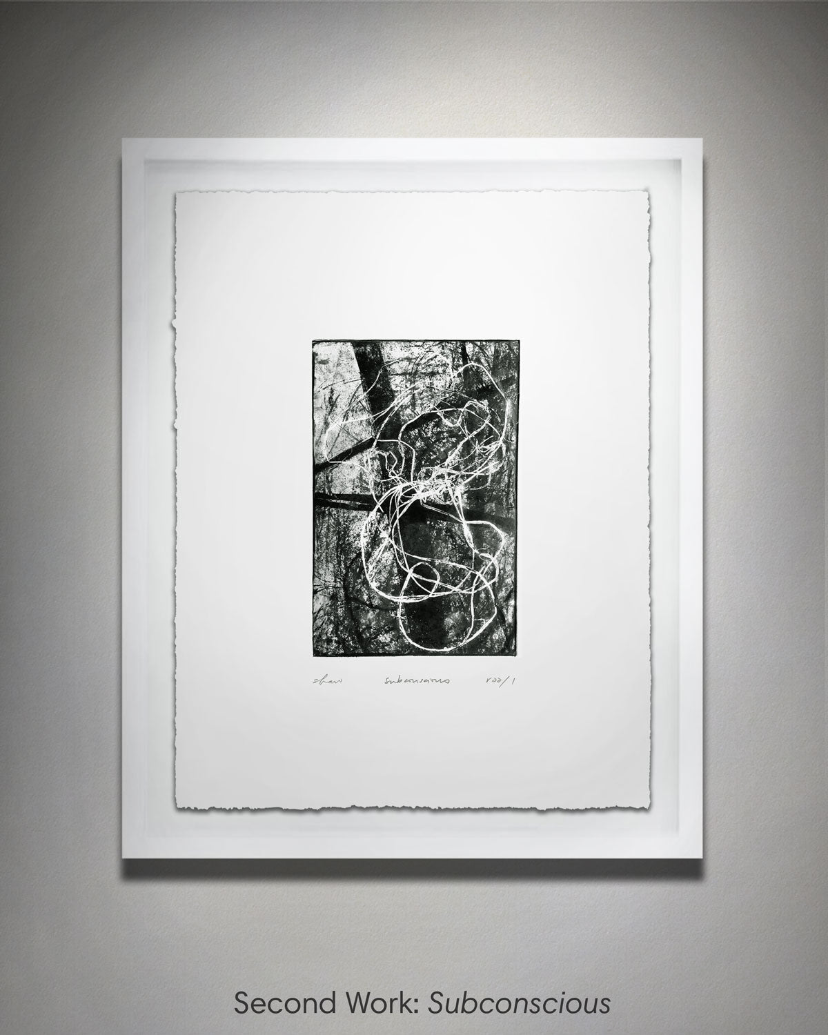 Limited Edition Framed Gallery Wall Diptych Set of 2 (One Available)